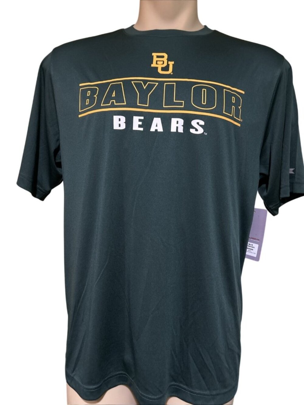Baylor BU Bears Colosseum Performance Shirt Men's L New